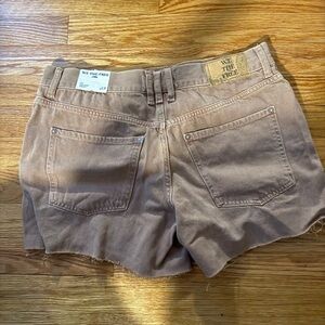 We The Free Women's Brown Jean Shorts
